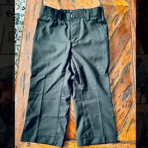 Black toddler dress pants - adjustable waist